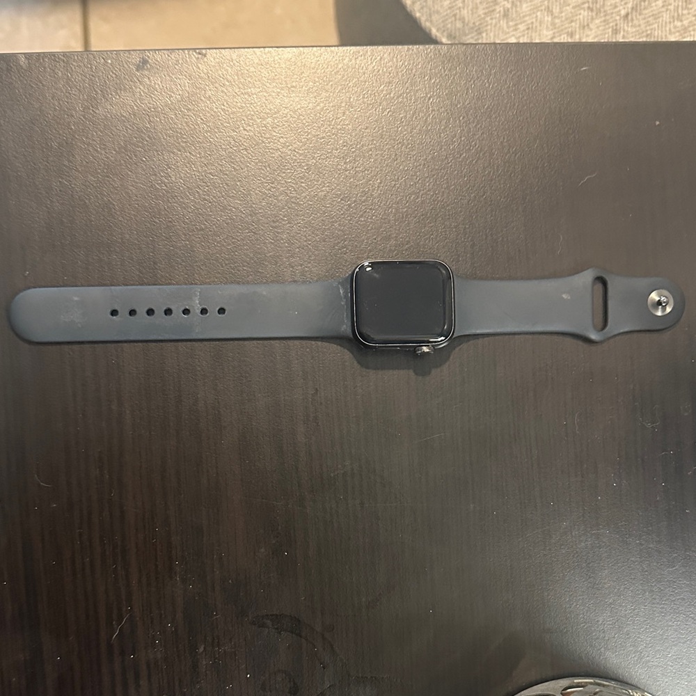 Apple Smartwatch with Dark Gray Band